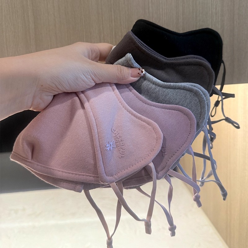 秋冬保暖口罩女高颜值立体可水洗防风防寒保暖小香风冬季骑行面罩