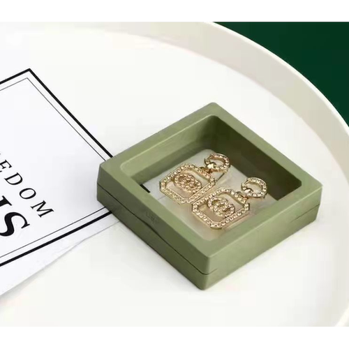 PE膜首饰收纳盒耳环项链戒指手镯收纳吧唧美甲徽章悬浮透明展示盒