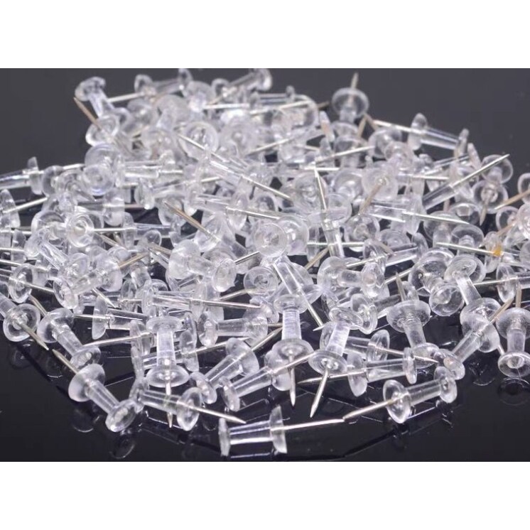 透明工字钉木板无痕创意美术绘画图钉ins高颜值美工钉小图钉墙钉