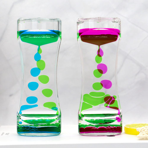 创意液体油漏小美腰双色工艺小摆件礼品学生毕业活动礼品批发地摊
