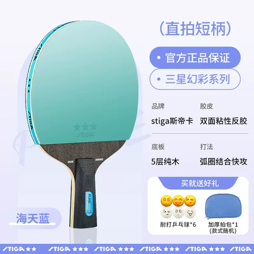 乒乓球拍Stiga/斯帝卡