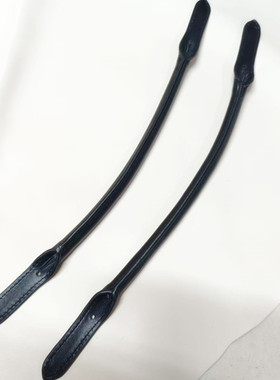 适用改造维修tb波士顿枕头包手提带头层牛皮真皮替换短手柄带孔