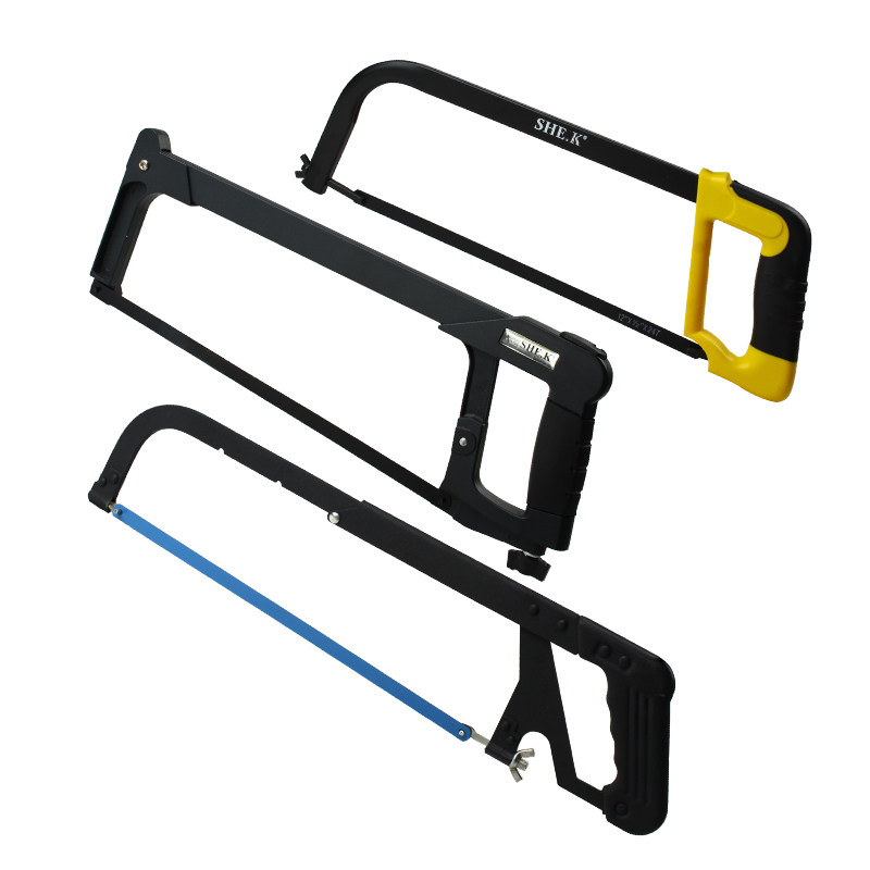 赛科铝合金钢锯架锯弓架锯条架家用手工小钢锯木工锯手锯拉花锯子