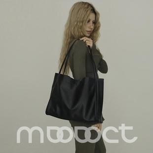 慵懒风简约通勤托特包2025新款 上班出六旅游大容量百搭单肩包 时尚