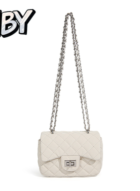 NBY原创潮牌小众可爱气质菱格链条腋下小方包百搭出门小拎单肩包