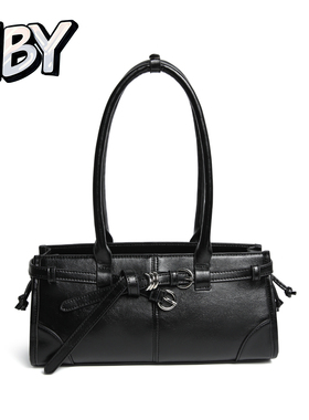 NBY原创小众设计师潮牌Y2K辣妹复古个性绑带单肩百搭腋下包手提包