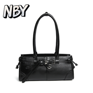 NBY原创小众设计师潮牌Y2K辣妹复古个性 绑带单肩百搭腋下包手提包