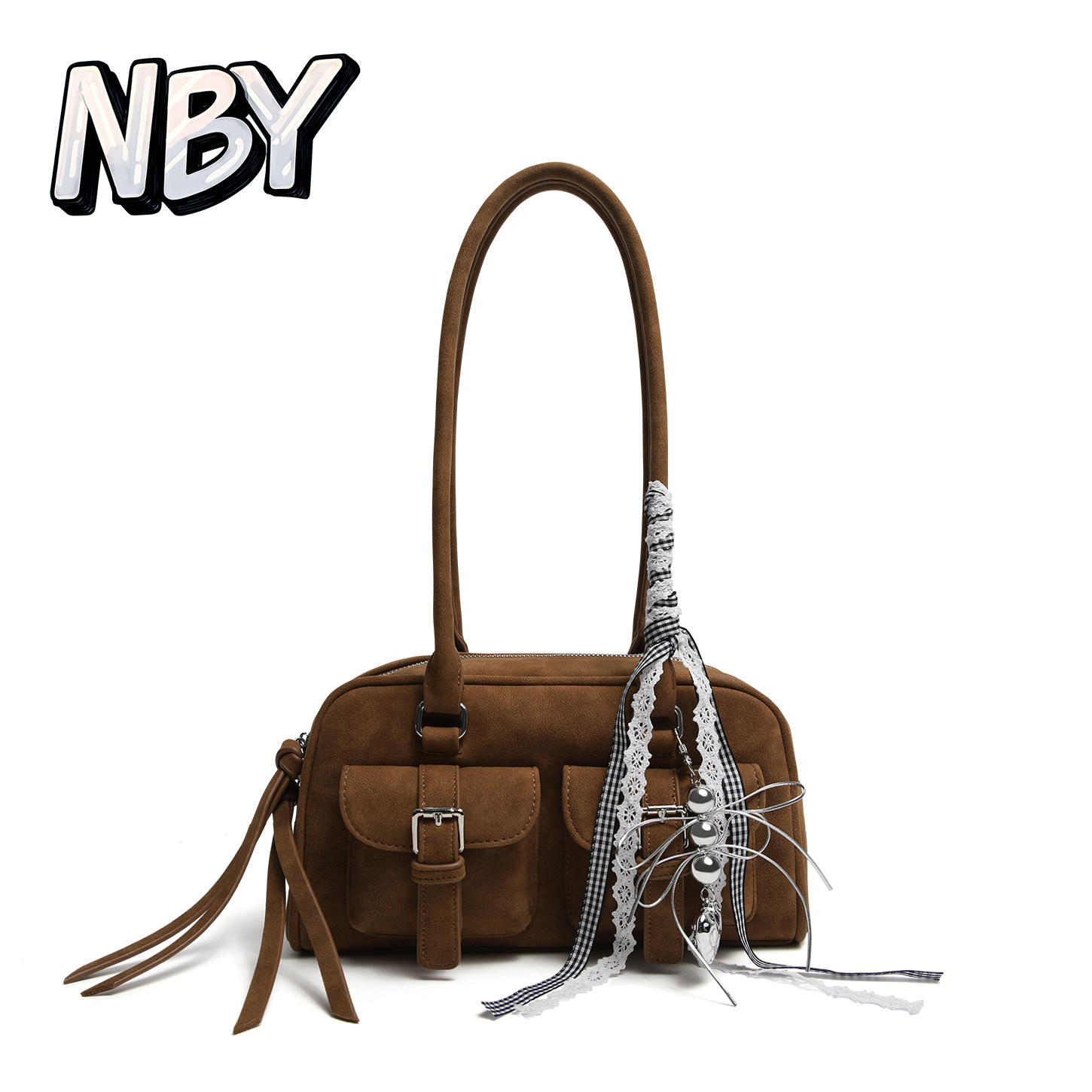 一只百搭复古感的波士顿腋下包