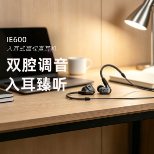 SENNHEISER/森海塞尔IE600入耳式有线耳机HIFI高音质隔音监听耐用