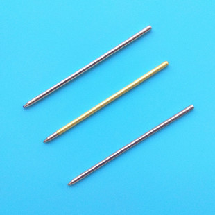 忆涵长6.7CM管径2.3MM金属D1黑红蓝复合圆珠笔中性短笔芯批发