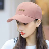 棒球帽新款 硬顶遮阳帽子男女韩版 潮显脸小太阳帽街头百搭鸭舌帽