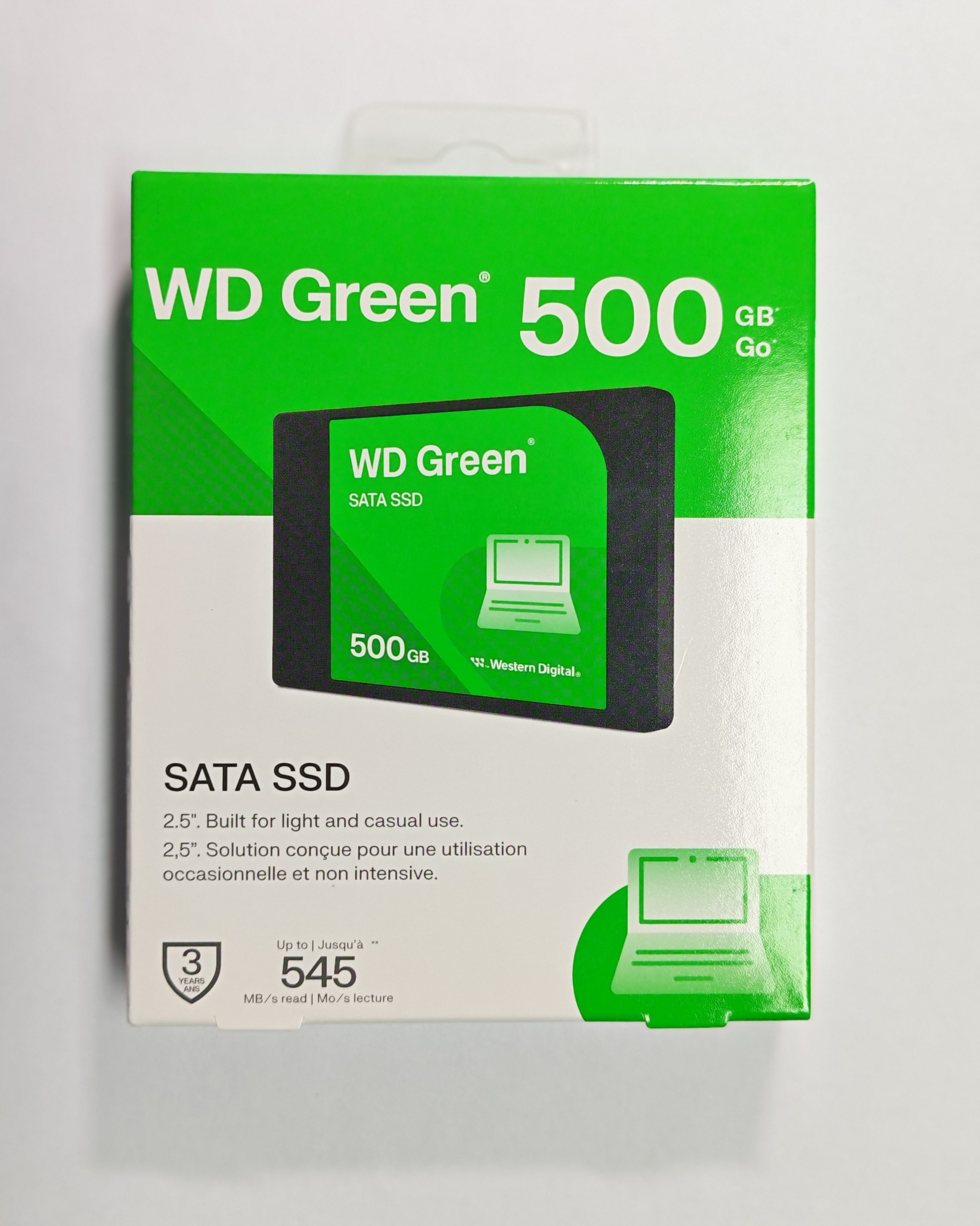 WD/西部数据 WD Green SSD2.5寸SATA接口固态硬盘