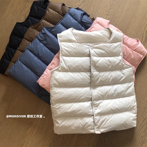 新国标90%绒抗菌儿童羽绒马甲