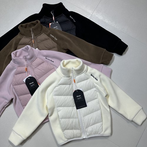 新90%白鸭绒儿童瑜伽运动羽绒服