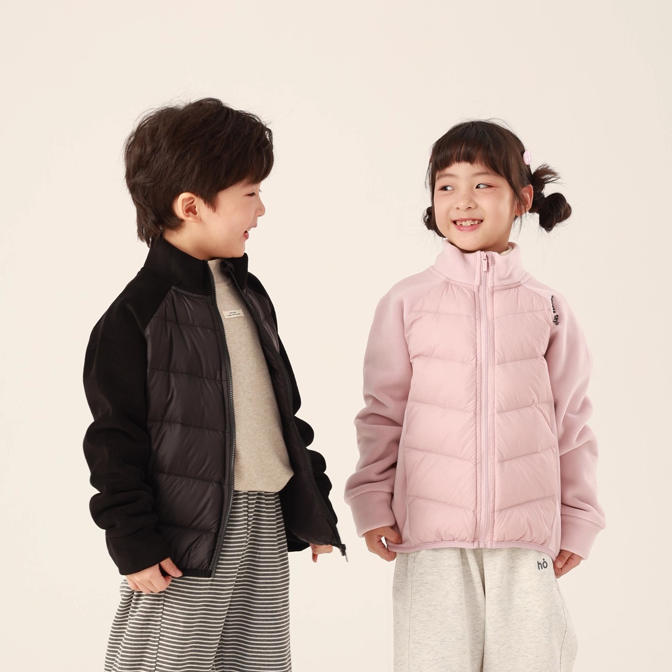 新国标90%白鸭绒（儿童校服神器）25年男女童加厚瑜伽运动羽绒服