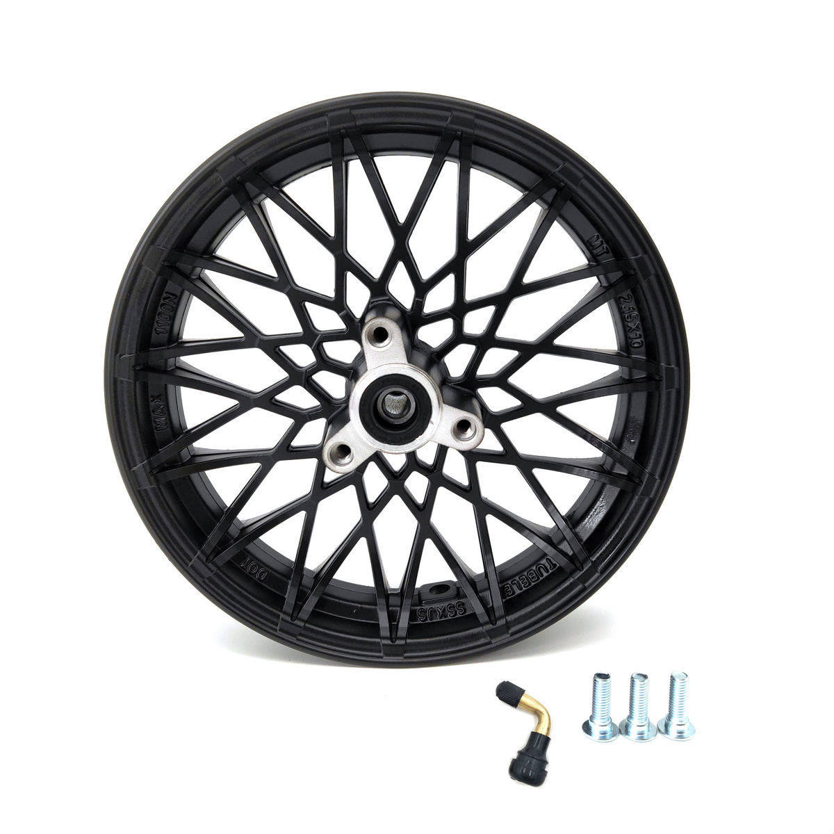 电摩改装三代10寸12寸九爪轮毂摩托车小龟福喜鬼火十寸rpm前轮毂