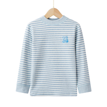 青少年纯棉打底加厚保暖内衣中学生彩棉男大童儿童单件上衣秋衣女