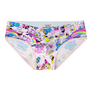 男三角内裤 pump V腰缤纷卡通可爱性感低腰运动青年 underwear Men