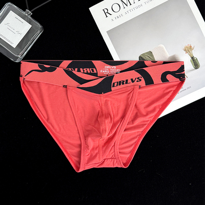 ORLVS男三角内裤V腰高叉莫代尔