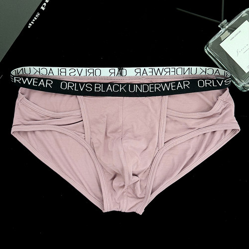 ORLVS男三角内裤镂空莫代尔性感