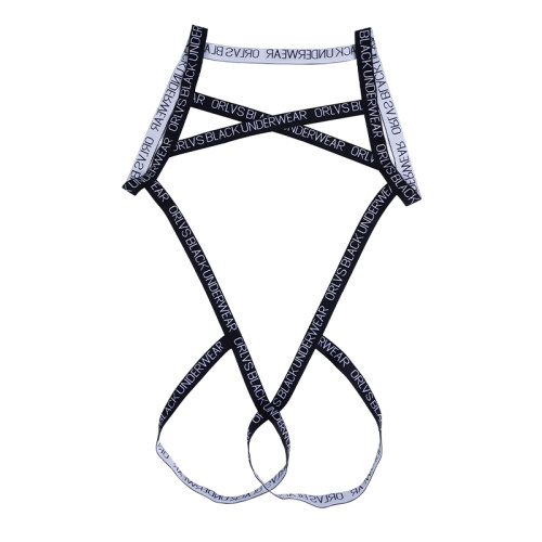 ORLVS男一体式连体镂空双丁内裤