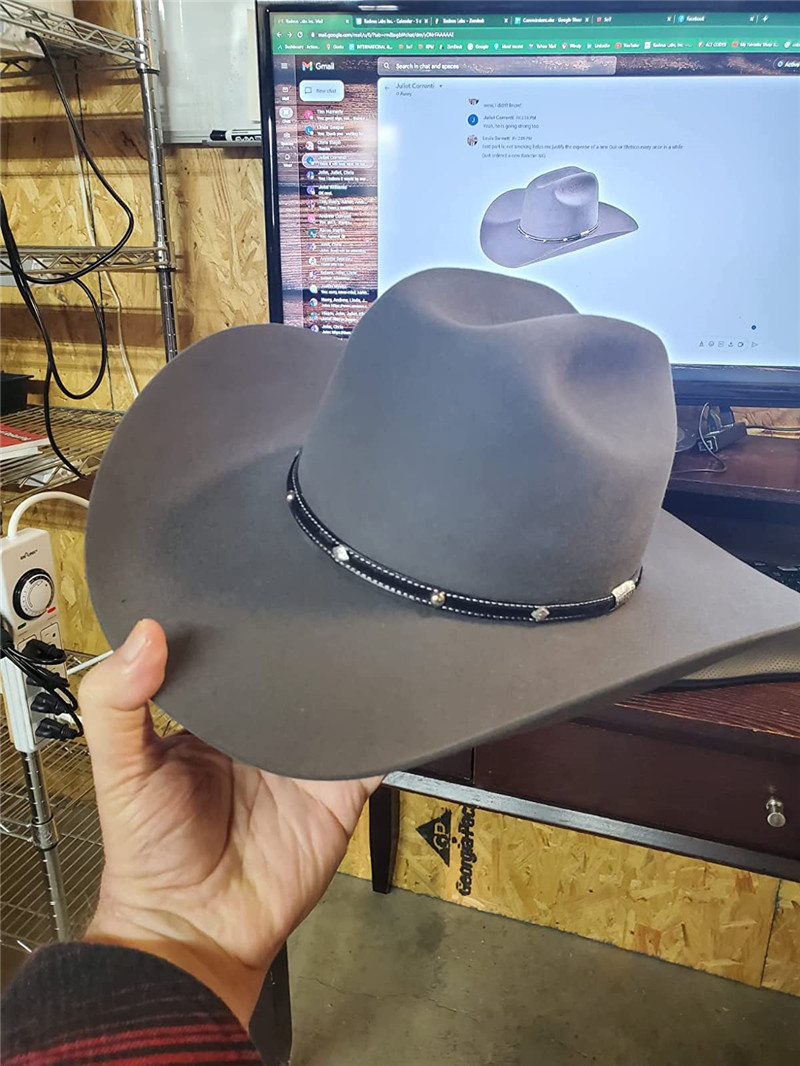 毡帽stetson美国产骑马帽牛仔帽