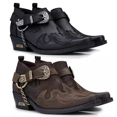 正品代购grinders牛皮商务皮鞋真皮翼尖雕花英伦复古男摇滚机车鞋