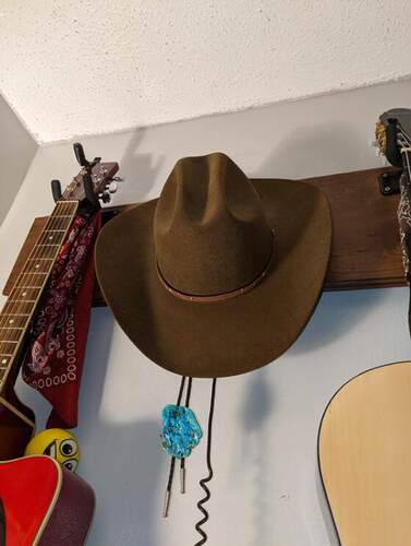 骑士帽STETSON牛仔帽毡帽大檐帽