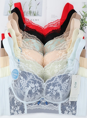 康舒美内衣女无钢圈中模杯聚拢收副乳调整型不跑杯文胸罩8527B杯