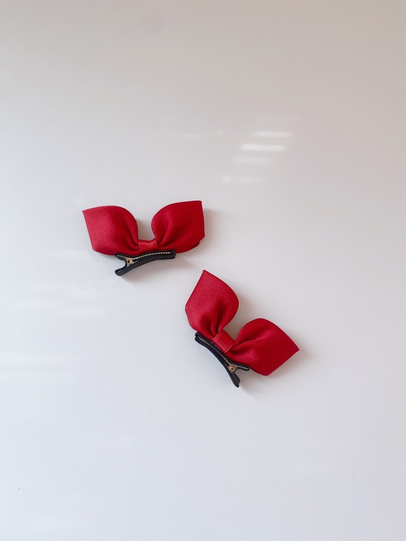 女宝宝全包布可爱立体蝴蝶结兔耳朵发夹新年红色儿童对夹公主发卡,童装/婴儿装/亲子装,发饰,淘宝优惠券,粉丝福利购,淘宝优惠卷