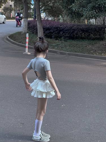 百褶裙超短裙蛋糕裙吉小可