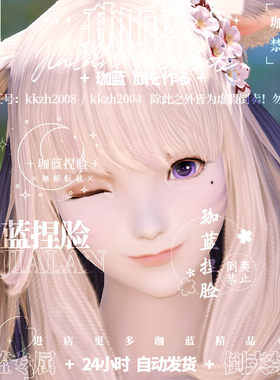 珈蓝最终幻想14捏脸数据猫娘