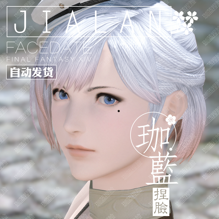 【珈蓝】最终幻想14 ff14捏脸数据脸型人族人类人女平原女莉莎