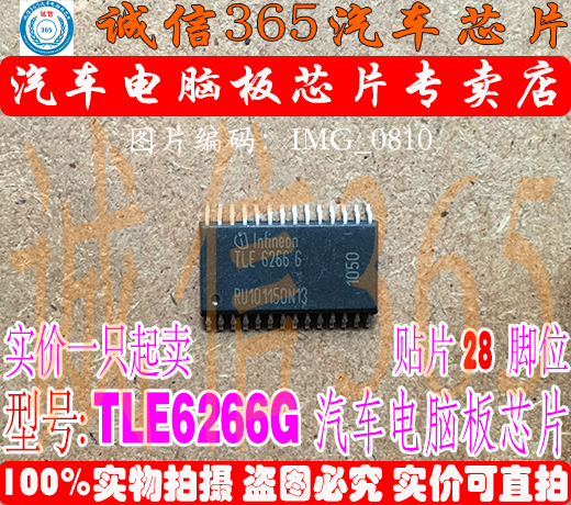 TLE6266G  汽车电脑板常用易损芯片IC 现货