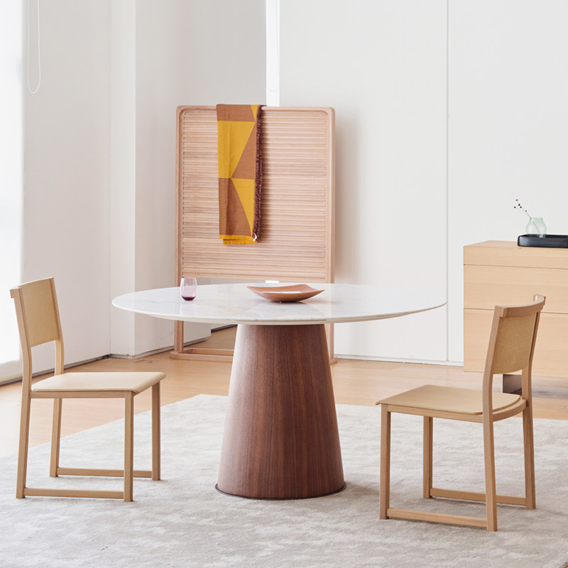 coconordic|amalfi日式侘寂风现代简约意大利进口天然大理石圆桌