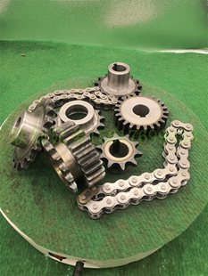 铡草机原装配件工厂直销零件链轮链条高强退火齿轮耐磨链轮