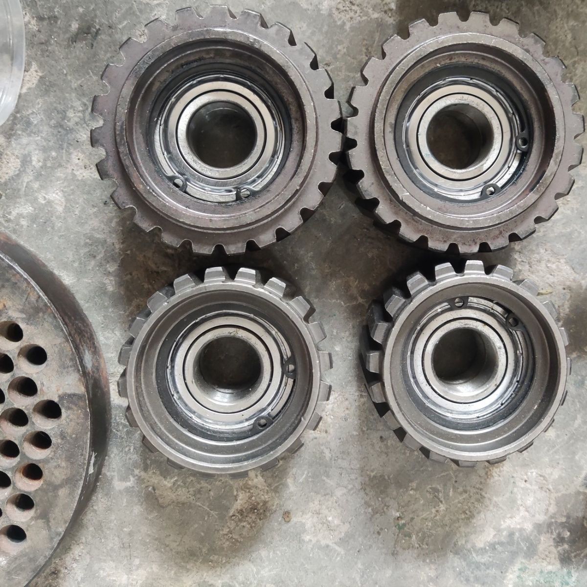 颗粒机配件大全压轮总成压辊轮壳