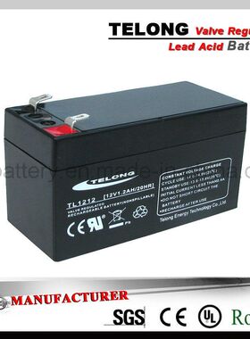 TELONG蓄电池 TL1212 12V1.2AH/20HR免维护可充电铅酸电池