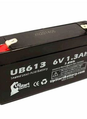 UPStart battery蓄电池UB613 6V1.3AH免维护可充电蓄电池