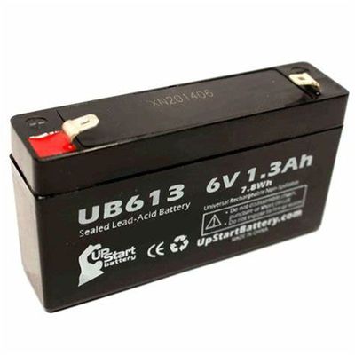 UPStart battery蓄电池UB613 6V1.3AH免维护可充电蓄电池