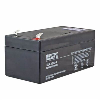 BATTERY MART蓄电池 SLA-12V3-4 12V3.5AH 20HR 免维护可充电电池