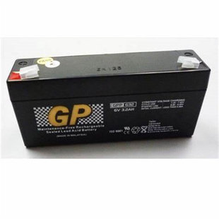GP蓄电池GPP632 6V3.2AH免维护可充电铅酸电池