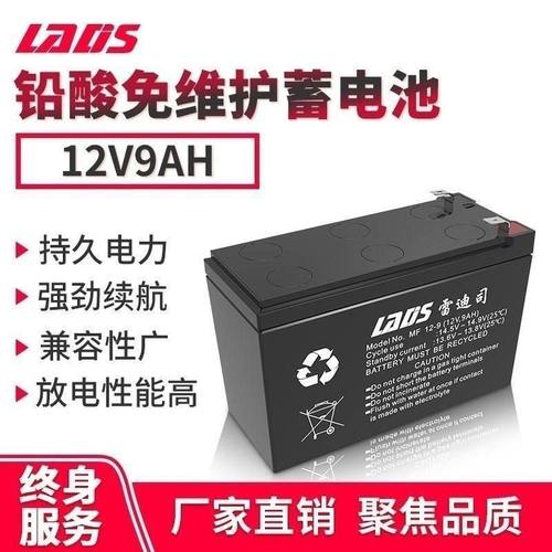 雷迪司UPS专用蓄电池12V9AH  用于更换内置UPS电池主机H1000M铅酸