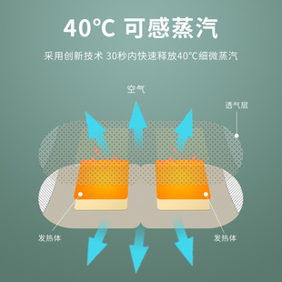 广州白云山艾草蒸汽眼罩热敷按摩蒸气眼贴遮光自发热睡眠护眼罩