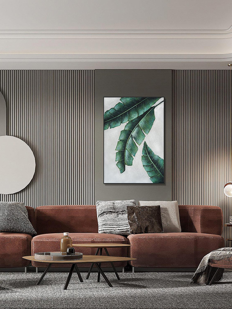 纯手绘家大业大油画玄关沙发背景墙装饰画北欧诧寂风重庆川美挂画