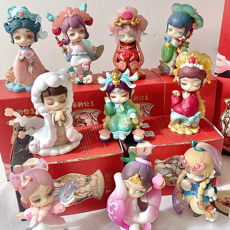 香料公主甄嬛传花语系列潮玩盲盒可爱女生日礼物古风公仔玩偶摆件