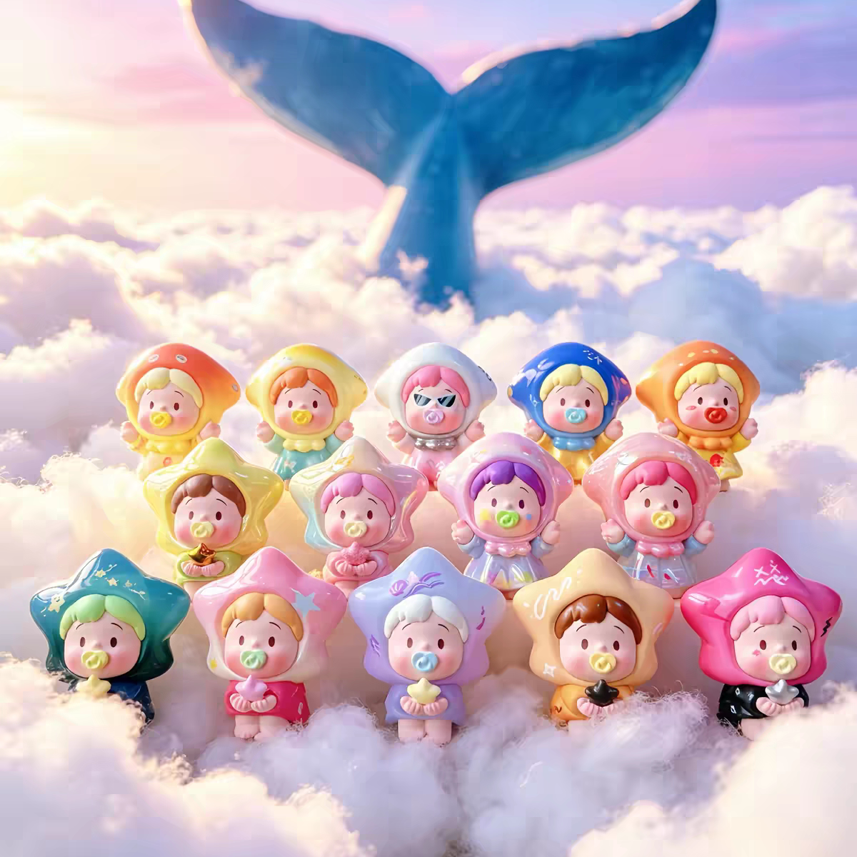 【确认款】正品小花卷深海星空mini盲盒迷你摆件潮玩可爱女生礼物