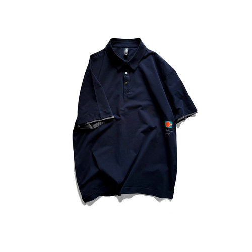WINDERFLIES翻领短袖撞布POLO衫