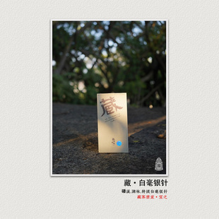 藏白毫银针 2022年磻溪湖林电焙炭焙日晒银针 福鼎白茶