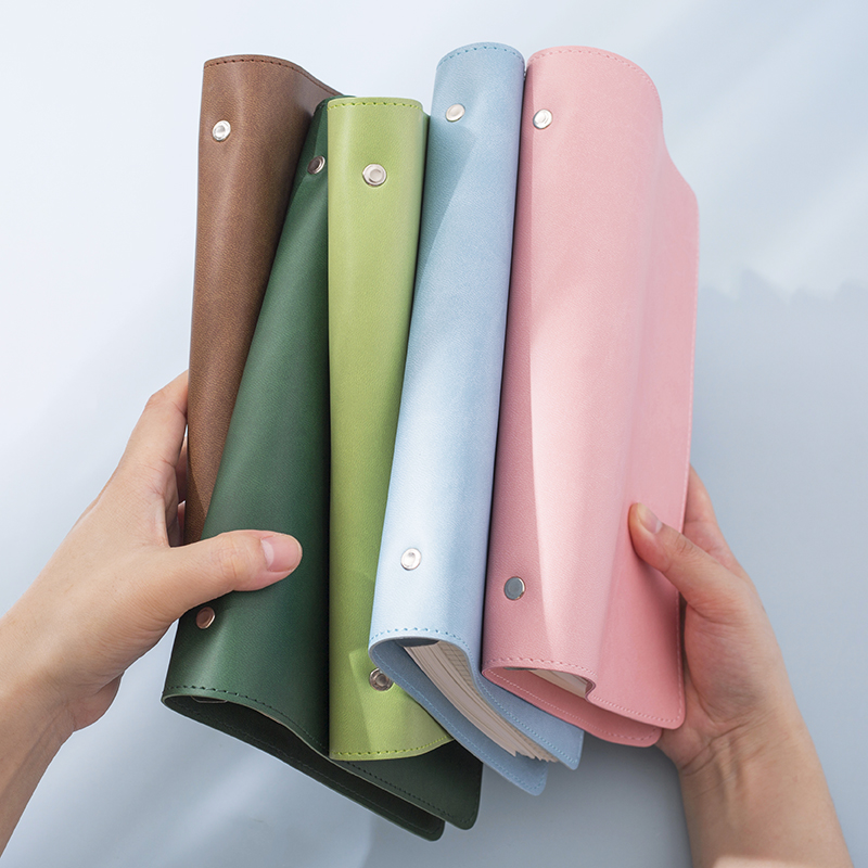 b5软皮活页网格本横线简约